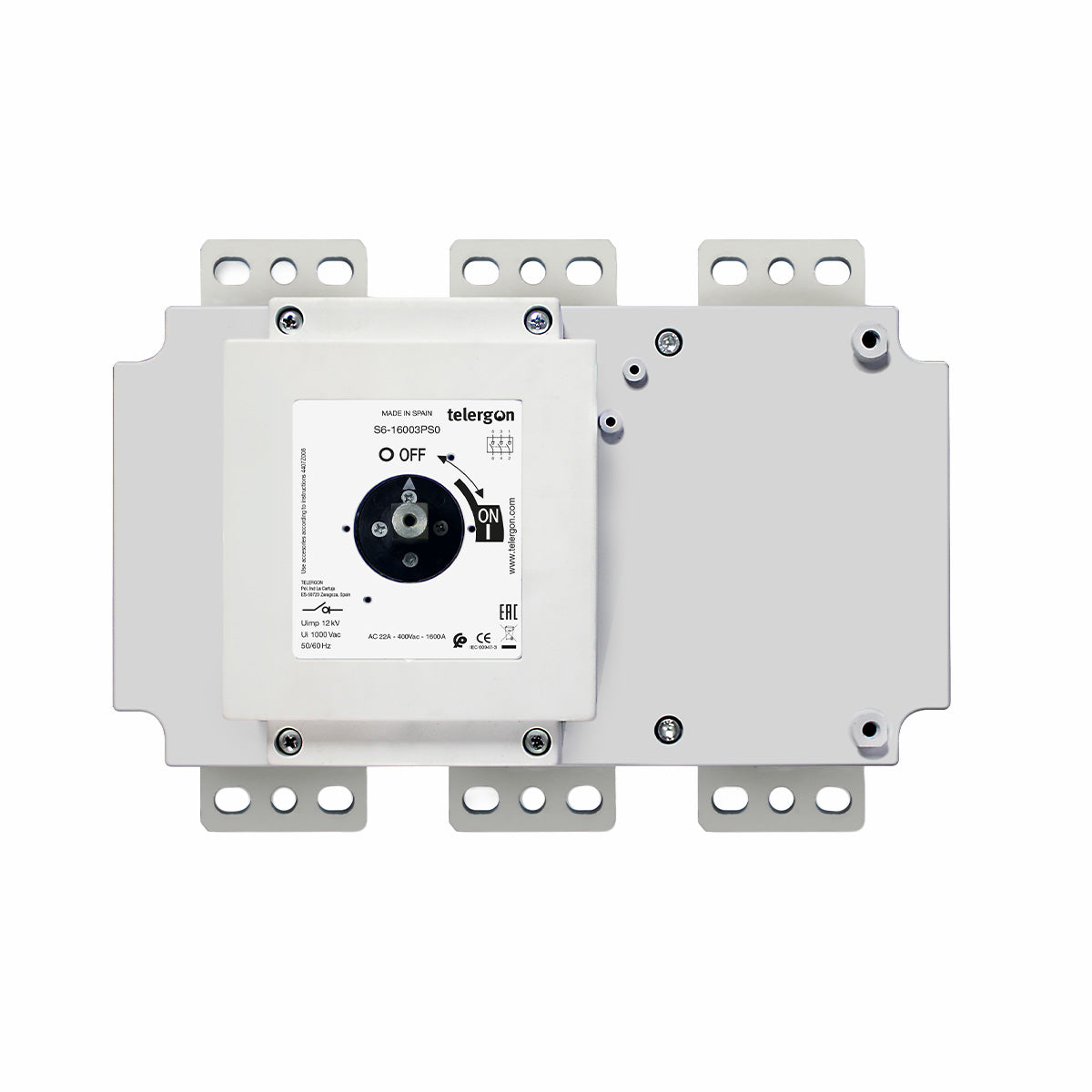 Switch Disconnector S6N 3150A 3P+N (HANDLE ORDERED SEPARATELY) — Telergon