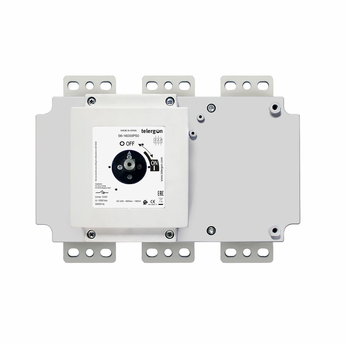 Switch Disconnector S6N 3150A 3P (HANDLE ORDERED SEPARATELY) — Telergon