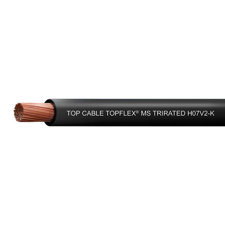 Panel Wire V90HT 1x0.5 Black 100M Roll — Power Flex