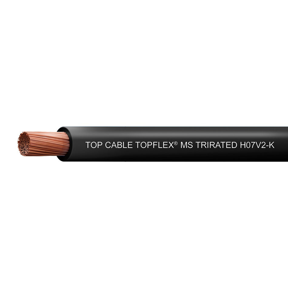 Panel Wire V90HT 1x6 Black 100M Roll — Power Flex