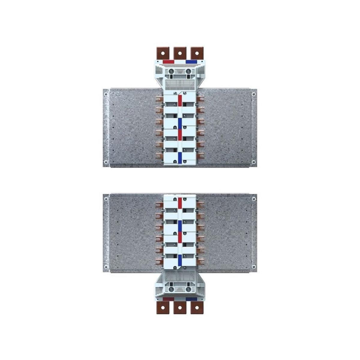 Bridex 630A Encapsulated MCCB Chassis - 30 Pole, Top Feed 50KA for 0.5sec